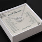 To My Ride Or Die Best Friend Pair Necklace | BFF, Best Friend, Unbiological Sister, Birthday Gifts, Best Friend Gift