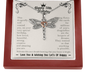 Happy 50th Birthday Dragonfly Necklace - Perfect gift for your best friend, daughter, sister, niece, cousin, on her 50th birthday