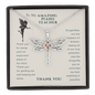 To My Amazing Piano Teacher Dragonfly Necklace | Piano Teacher Gifts | Piano Teacher Thank You Gift