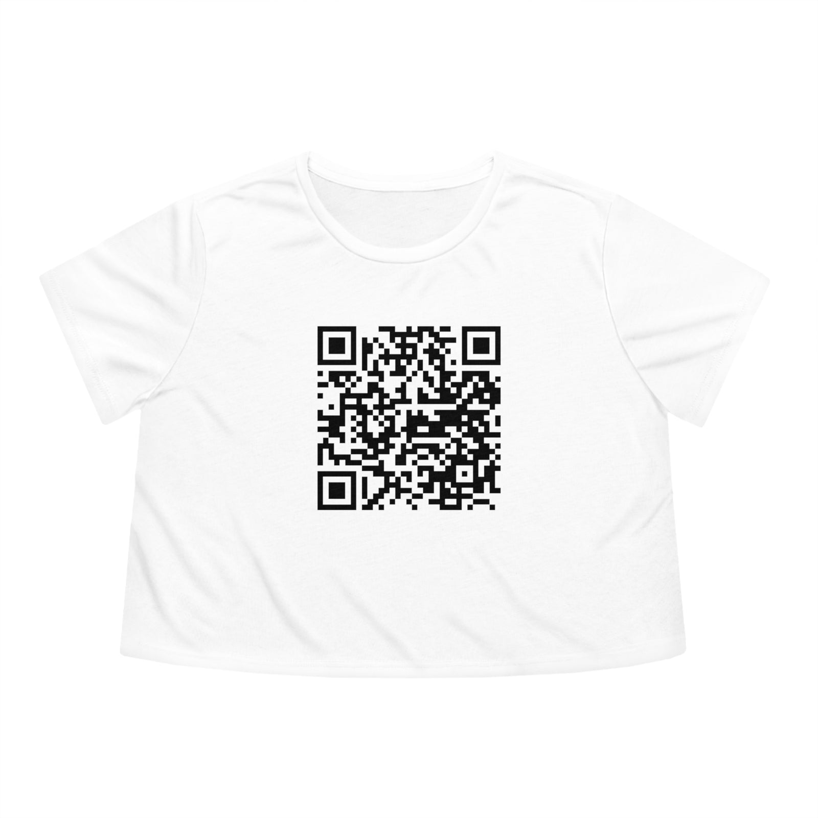 Fuck You QR Code Crop Top
