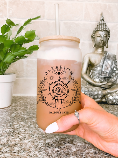Overcaffeinated Moms Club Glass Mug, Overstimulated Mom Iced Coffee Cup, Funny Mothers Day Gift, Gift for New Mom, Coffee Lover Gift for Her