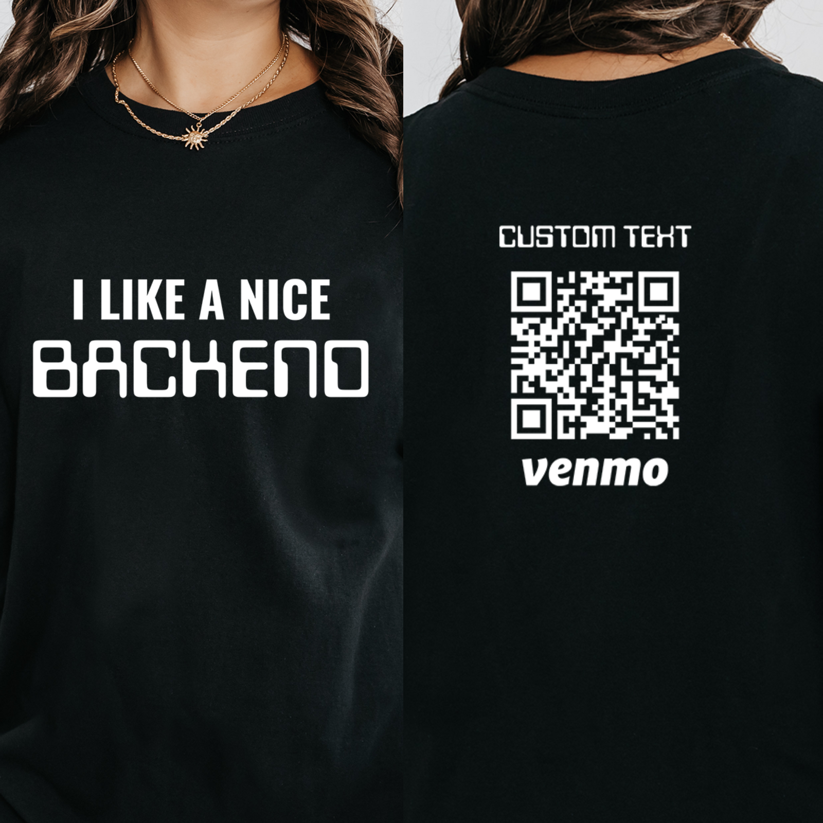 I Like a Nice Backend Coder Shirt, Custom Text Venmo Shirts, Software Engineer Developer Coding Programmer, Computer Engineer, Nerdy Shirts