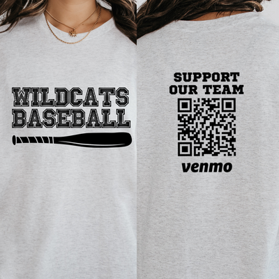 Personalized Baseball Team Shirt, Custom Vemmo Support Our Team Shirts, Baseball Team Name, Game Day Shirts