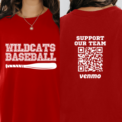 Personalized Baseball Team Shirt, Custom Vemmo Support Our Team Shirts, Baseball Team Name, Game Day Shirts