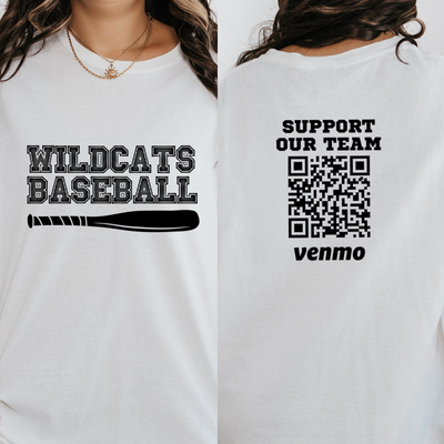 Personalized Baseball Team Shirt, Custom Vemmo Support Our Team Shirts, Baseball Team Name, Game Day Shirts
