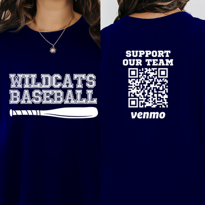Personalized Baseball Team Shirt, Custom Vemmo Support Our Team Shirts, Baseball Team Name, Game Day Shirts