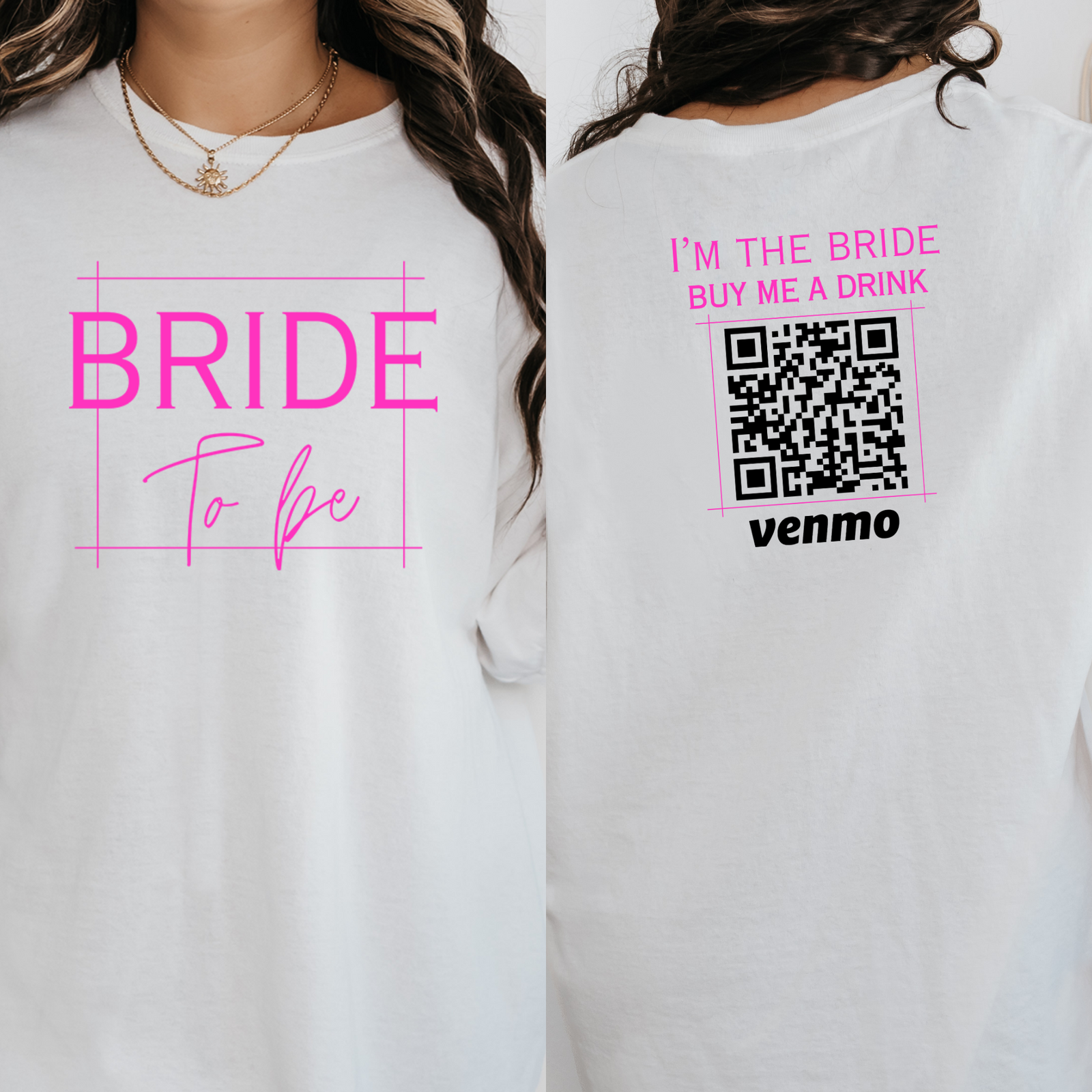 Personalized Bachelorette Party Shirt, Buy Bride A Drink Venmo Shirt, Bride to Be, Bach Crew Shirt, Bridesmaid Shirts, Bridal Party Shirts