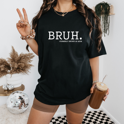 Mama Mommy Mom Bruh Shirt, Mom Shirt, Mama, Funny Tshirt for Mom, Mothers Day Gift, Scannable Message Shirt for Mom, Birthday Gift for Her