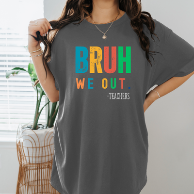 Personalized Bruh We Out Teacher Shirt, Last Day of School Shirt for Teacher, Funny Teacher T-shirt, Custom Venmo Shirts