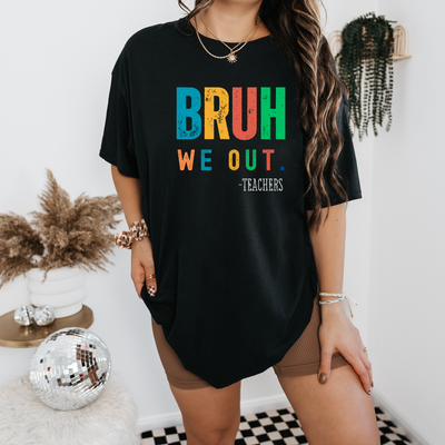 Personalized Bruh We Out Teacher Shirt, Last Day of School Shirt for Teacher, Funny Teacher T-shirt, Custom Venmo Shirts