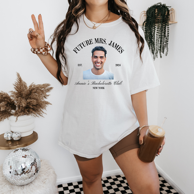 Personalized Bachelorette Party Face Shirt, Im The Bride Buy Me A Drink Venmo Code Shirt, Funny Bride Shirt, Custom Photo Grooms Face Shirt