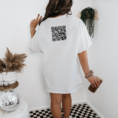 Funny QR Code Shirt Inner Peace Begins with Four Words Shirt Not My Fucking Problem, Funny Shirts, Sarcasm Shirt, Birthday Gift for Friend