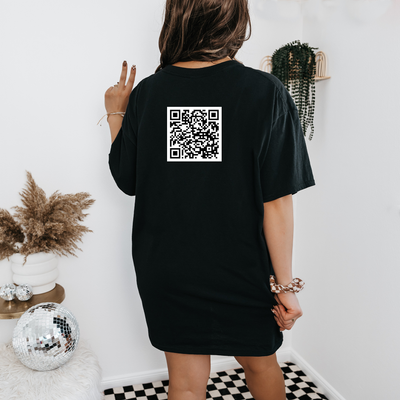 Funny QR Code Shirt Inner Peace Begins with Four Words Shirt Not My Fucking Problem, Funny Shirts, Sarcasm Shirt, Birthday Gift for Friend