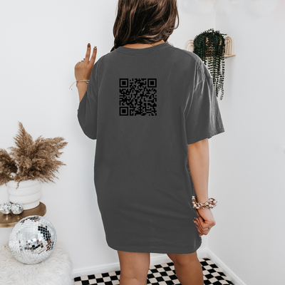 Personalized I Told Ya Tshirt, Custom QR Code Funny Meme Shirts, Birthday Gift for Best Friend, Movie Lover Gift Ideas