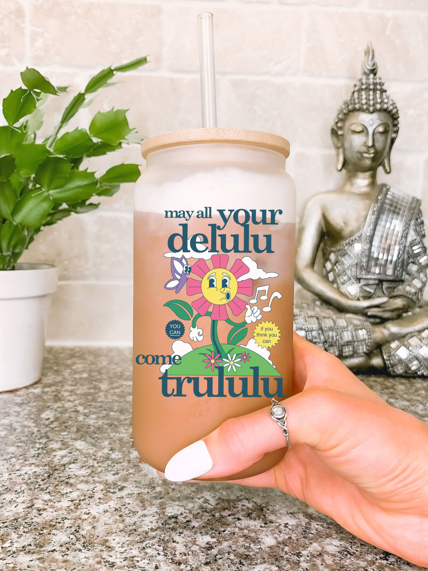 Retro Delusional Mug, May All Your Delulu Come Trululu, Funny Mental Health Tumbler, Delulu Is The Solulu Delusional Disorder Dark Humor Cup