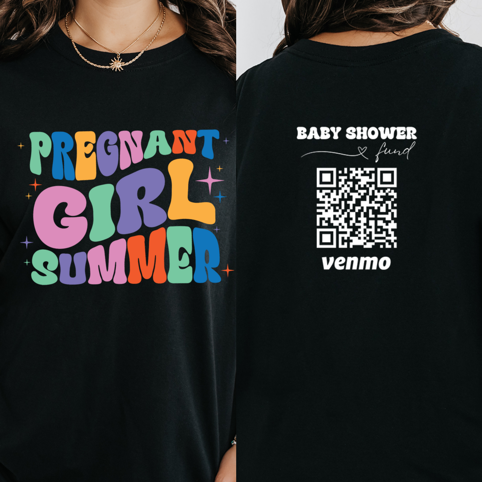 Personalized Pregnant Girl Summer Shirt, Custom Baby Shower Fund Venmo Shirts, Pregnant Girl Shirt, Funny New Mom Shirt, Mom To Be Shirt