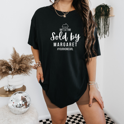 Personalized Sold By Real Estate Agent Shirt, Custom Name Your Home Girl, Contact Me, QR Code Shirts, Business Tshirt, Closing Gift for Her