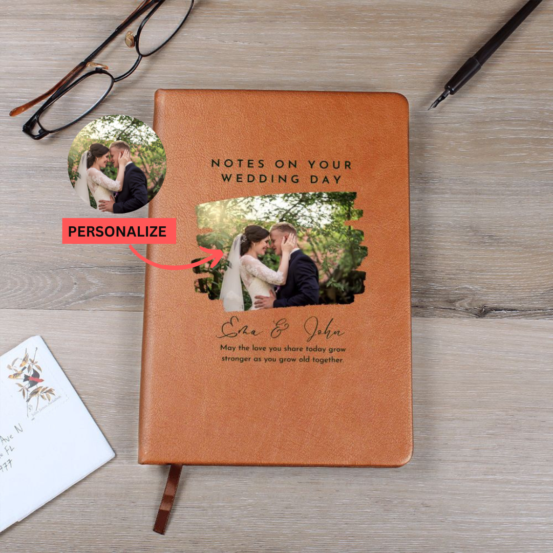 Personalized Bride To Be Gift Wedding Journal, Bride Gift Wedding Notes, Groom Gift Wedding Notes, Engagement Gift Wedding Planner