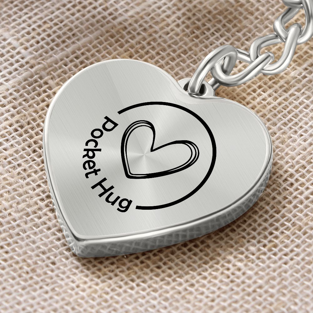 Personalized Pocket Hug Keychain / Pocket Anxiety Token / Mental Health Gifts / Custom Pocket Hug / Pocket Token Gift / Pocket Hugs