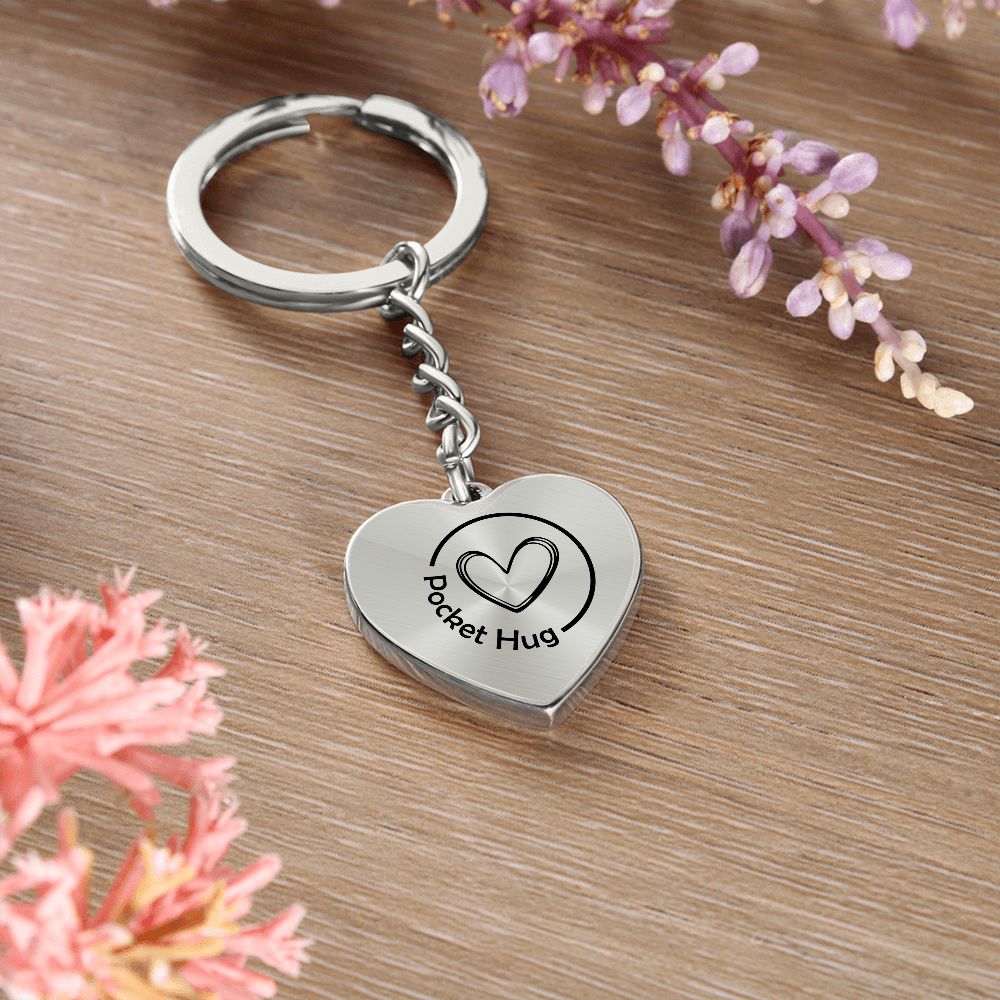 Personalized Pocket Hug Keychain / Pocket Anxiety Token / Mental Health Gifts / Custom Pocket Hug / Pocket Token Gift / Pocket Hugs