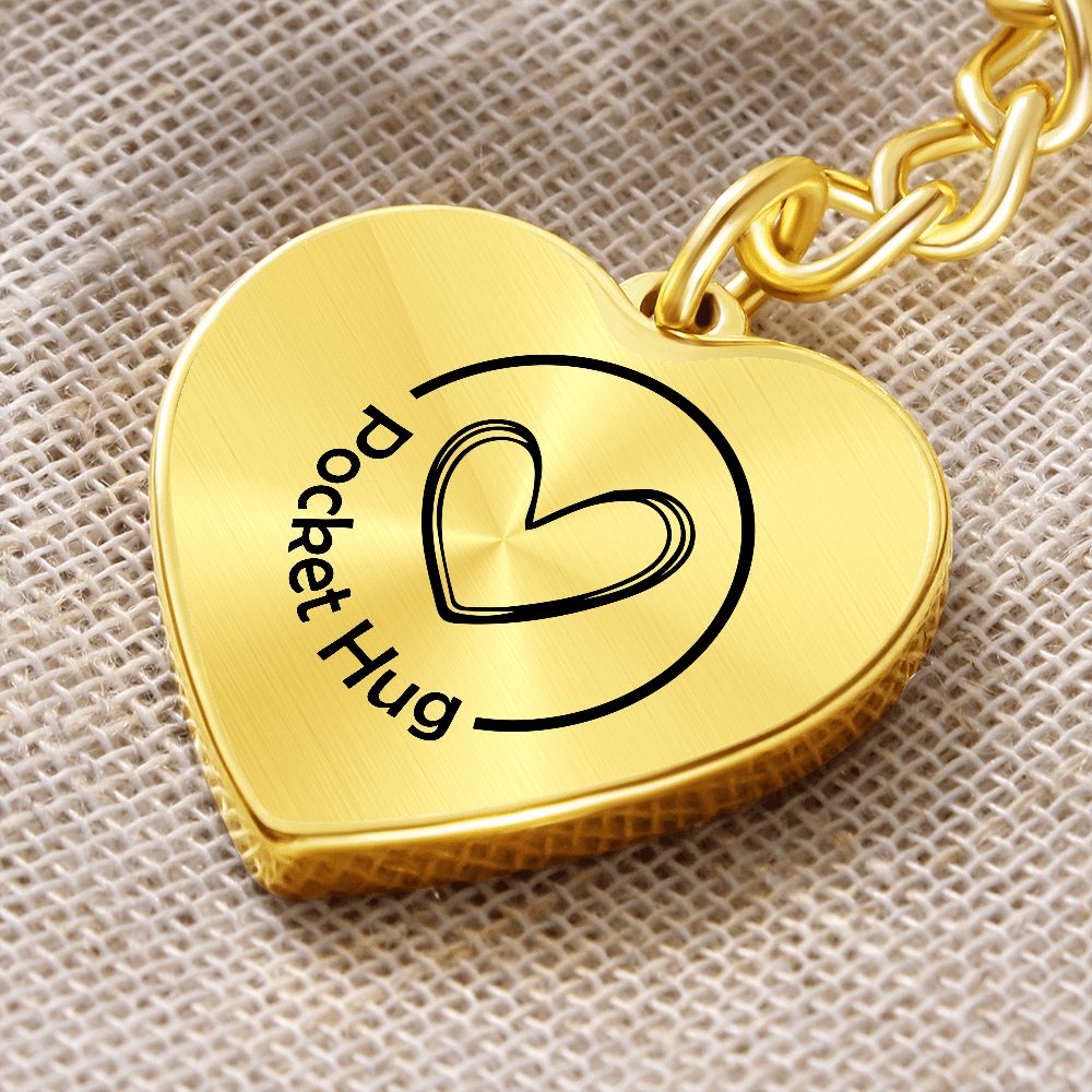 Personalized Pocket Hug Keychain / Pocket Anxiety Token / Mental Health Gifts / Custom Pocket Hug / Pocket Token Gift / Pocket Hugs