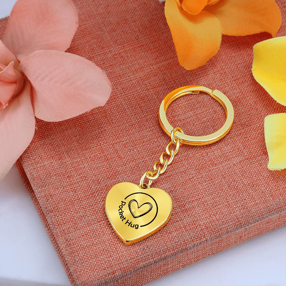 Personalized Pocket Hug Keychain / Pocket Anxiety Token / Mental Health Gifts / Custom Pocket Hug / Pocket Token Gift / Pocket Hugs