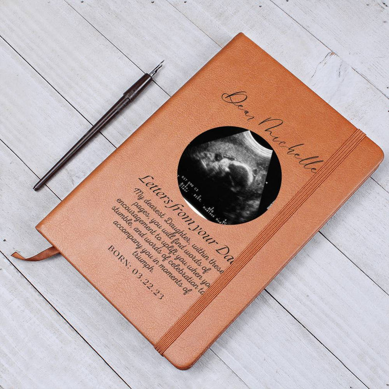 Personalized New Dad Gift Journal, Letters to My Daughter, Letters to My Son, Dad To be Journal, Memory Keepsake Journal, Baby Memory Book, Gift for Dad To Be