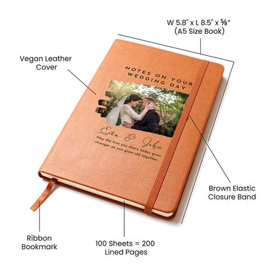 Personalized Bride To Be Gift Wedding Journal, Bride Gift Wedding Notes, Groom Gift Wedding Notes, Engagement Gift Wedding Planner