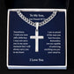 Personalized To My Son Necklace, Meaningful Gift for Son, College Graduation Gift