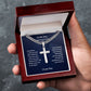 Personalized To My Son Necklace, Meaningful Gift for Son, College Graduation Gift