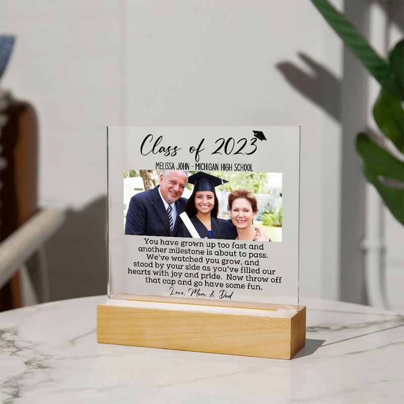Personalized Class of 2023 Graduation Gift, High School Graduation, College Graduation, University Graduation, Personalised Plaque for Her, for Him