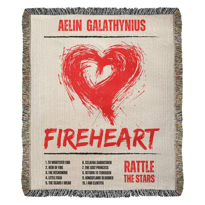 Aelin Galathynius Blanket, Bookish Blanket, Fireheart Blanket, Birthday Gift for Best Friend, Book Lover Home Decor, Velaris Blanket