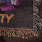 I Don't Have a Gender I Have Anxiety Woven Blanket, Finny Non Binary, lgbt Skeleton Blanket, Queer Anxiety Tapestry Blanket