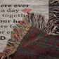 To My Daughter This Old Wolf Has Your Back Woven Blanket, Gift from Dad, Stepdad Gift to Stepdaughter Christmas, Birthday, Graduation