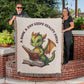 Bookish Dragon Blanket, Funny Reading Gifts, A Book A Day Keeps Reality Away, Fantasy Reader Home Decor, Birthday Gift, Housewarming Gift