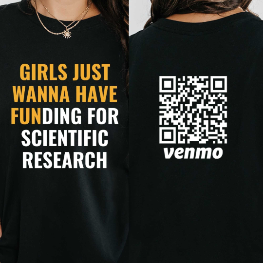 Personalized Girls Just Wanna Have Funding for Scientific Research Shirt, Custom Venmo Shirt, Phd Graduation, Researcher Scientist Shirt