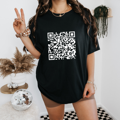 I'm an Asshole QR Code Shirt, Funny Saying Shirt, Sarcastic Gift for Friends, Gift for Coworker, Adult Humor Tees