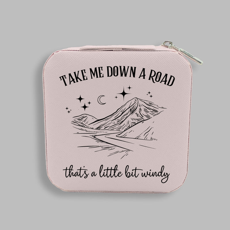 Take Me Down A Road That's A Little Windy Jewelry Box for Women, Zach Bryan Gift for Her, Country Music Lover Gifts