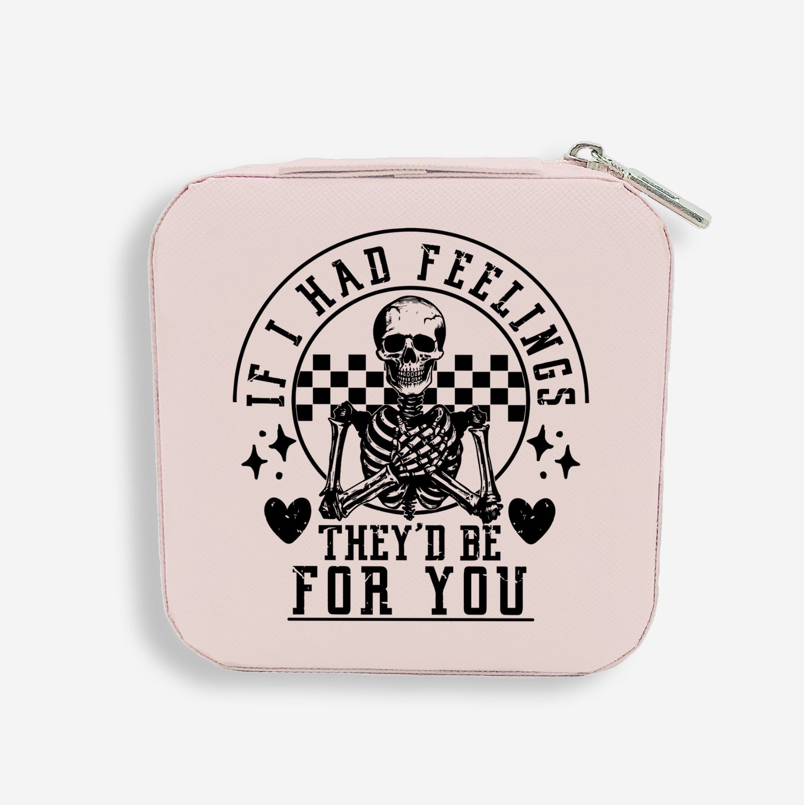 If I Had Feelings They’d Be For You Jewelry Box, Funny Valentine's Day Gift, Skeleton Valentine Gift, Valentine Skull Gift