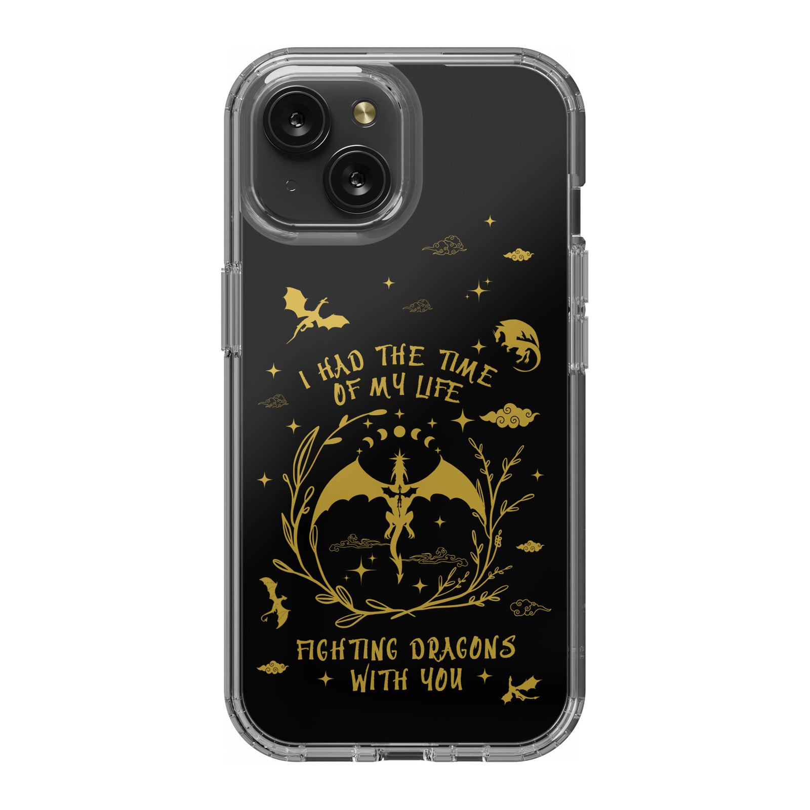Book Lover Clear iPhone 15 Case, Bookish Merch, Reader Gift Ideas For Her, Book Lover Gift, Bookdragon Phone Cases, Bookstagram Bookworm Gifts