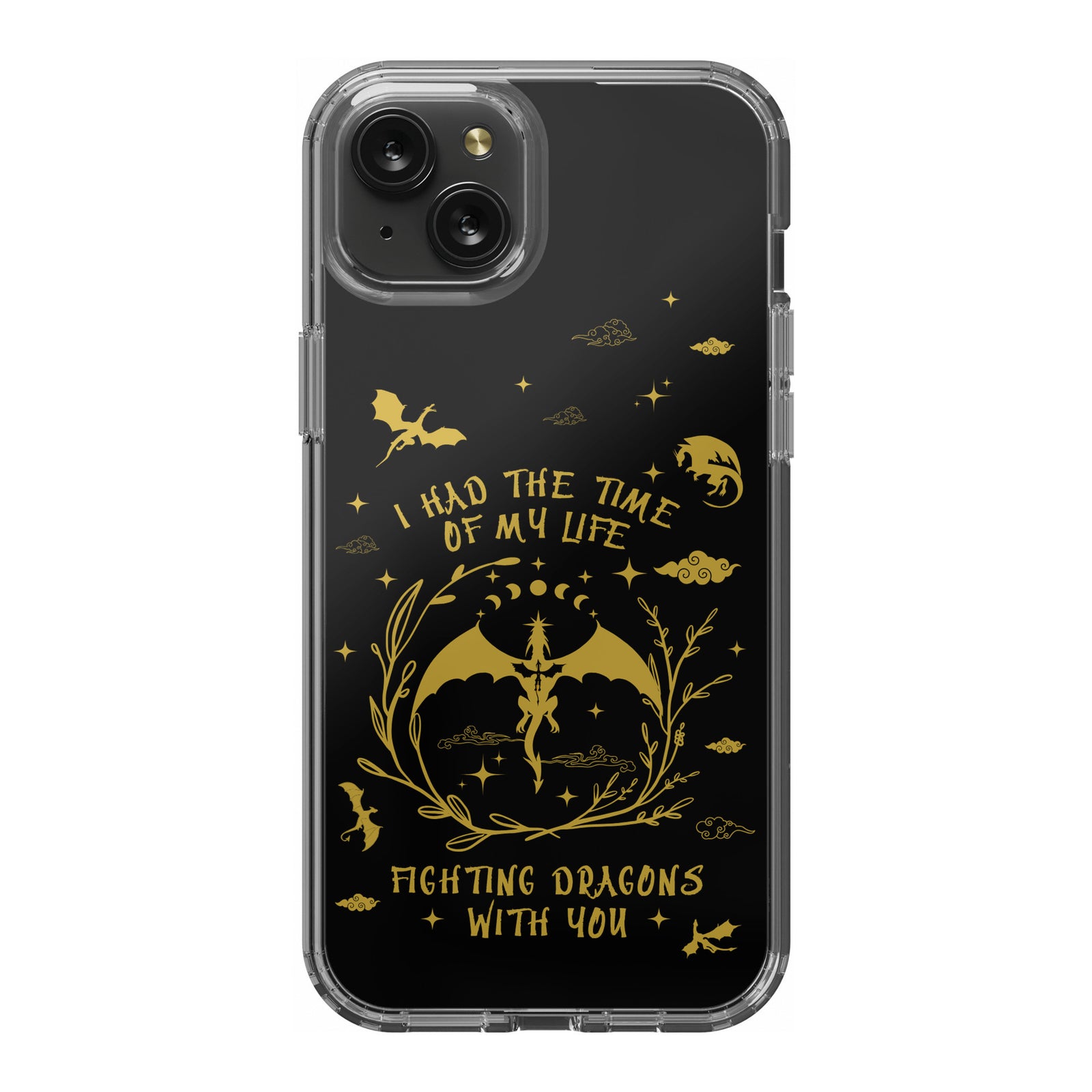 Book Lover Clear iPhone 15 Plus Case, Bookish Merch, Reader Gift Ideas For Her, Book Lover Gift, Bookdragon Phone Cases, Bookstagram Bookworm Gifts