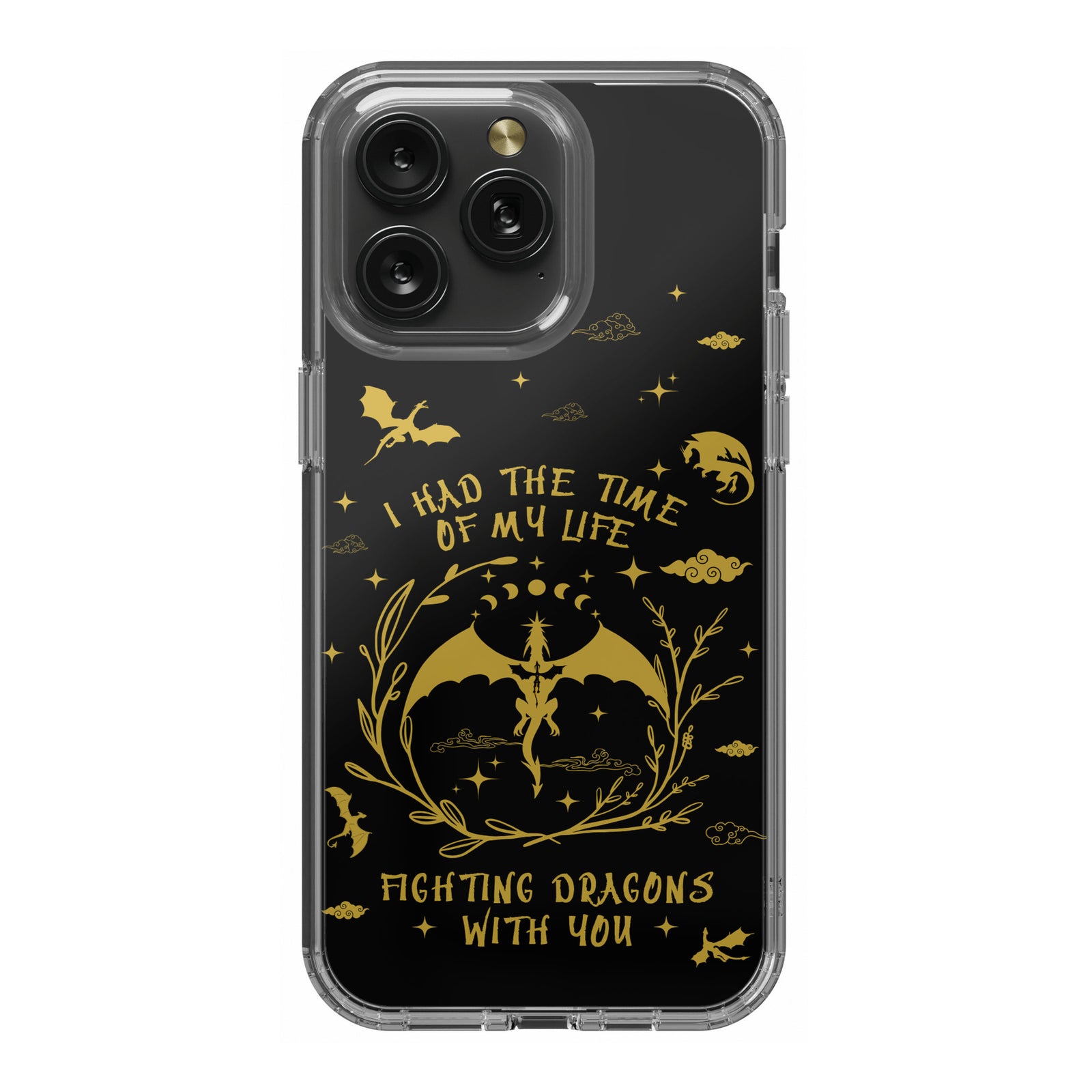 Book Lover Clear iPhone 15 Pro Max Case, Bookish Merch, Reader Gift Ideas For Her, Book Lover Gift, Bookdragon Phone Cases, Bookstagram Bookworm Gifts