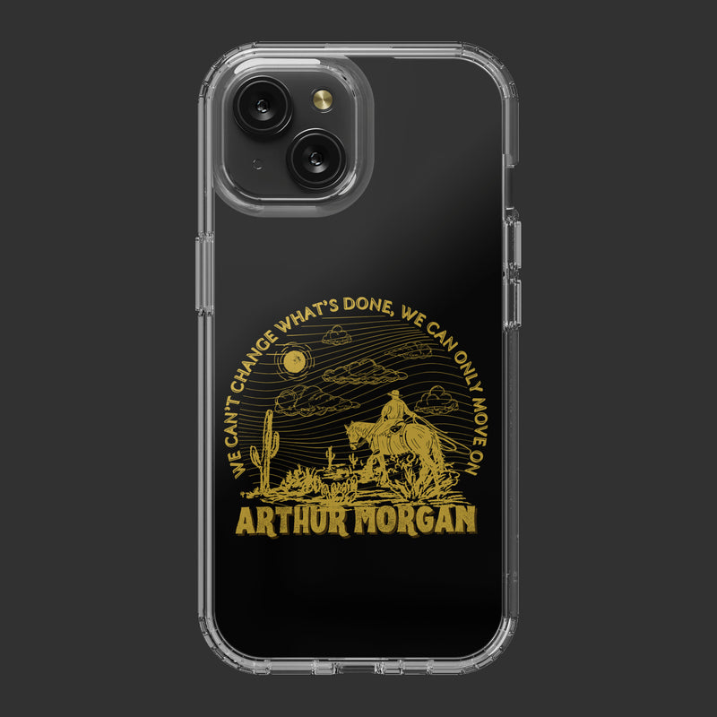Arthur Morgan Clear iPhone 15 Case, Gamer Gifts for Her, Rdr2 Video Game Gift Ideas, Video Game Lover Gift, Red Dead Redemption 2 Gift for Him