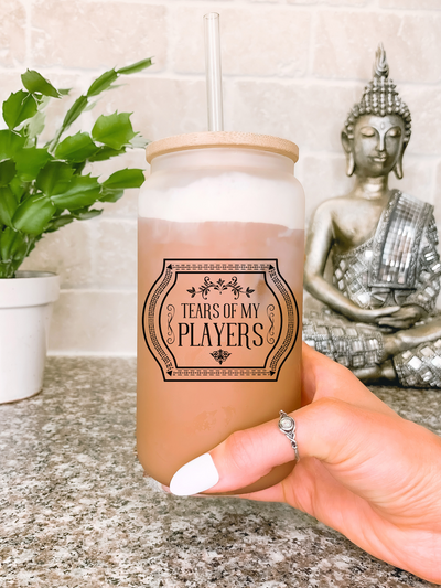 Tears of My Players Glass Mug DnD Mug, Dungeon Master Gift for Her, D&D Gift Dungeon Master Gift, Gamer Mug, Gift for Gamer Girlfriend