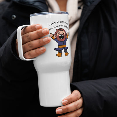 Baldur's Gate Inspired Travel Mug with handle, BG3 Coffee Cup, Gaming Gift for Daughter, Gamer Gift for Her, Cute Cartoon Tumbler, Gift for Girlfriend