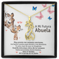 A Mi Futura Abuela Giraffe Necklace / Regalo Para Futura Abuela / To My Future Grandma Spanish / Pregnancy Reveal Necklace Gif