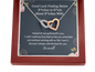 Good Luck Finding Better Bitches To Bitch About Bitches With Interlocking Hearts Necklace | Farewell Gift for Coworker |  New Job Gift |  Fresh Start Gift for Coworker
