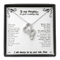 To My Daughter on Wedding Day from Mother in Heaven |  Gift from Mother of the bride in heaven