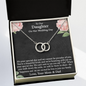 To Our Daughter On Her Wedding Day Perfect Pair Necklace | Gift To Bride from Mother & Dad | Bride Jewelry Gift from Parents