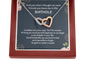 And Just When I Thought We Were Friends You Leave Me In This Shithole Interlocking Hearts Necklace | Farewell Gift for Coworker |  New Job Gift |  Fresh Start Gift for Coworker